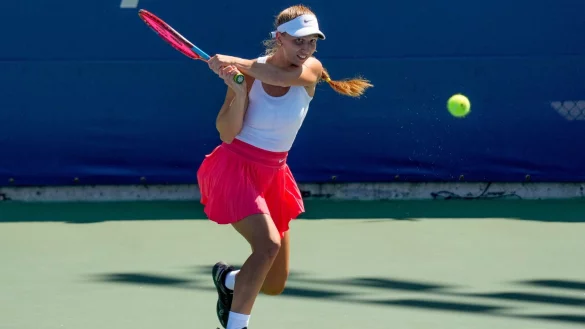 Tamara Korpatsch hat in Rum&auml;nien das Finale erreicht. - &copy; John Minchillo/AP/dpa