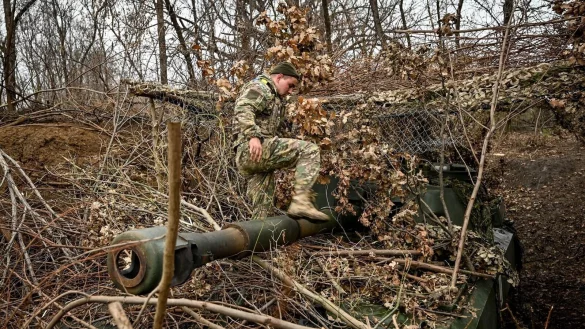 Die heftigen K&auml;mpfe an der Front halten weiter an. - &copy; -/Ukrinform/dpa