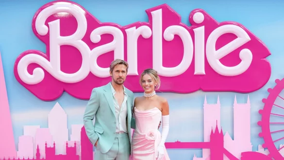 Ryan Gosling und Margot Robbie spielen die Hauptrollen in &laquo;Barbie&raquo;. - &copy; Scott Garfitt/Invision/AP/dpa