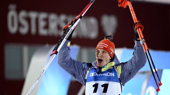Das Karriereende von Biathlet Benedikt Doll r&uuml;ckt n&auml;her. - &copy; Anders Wiklund/AP/dpa