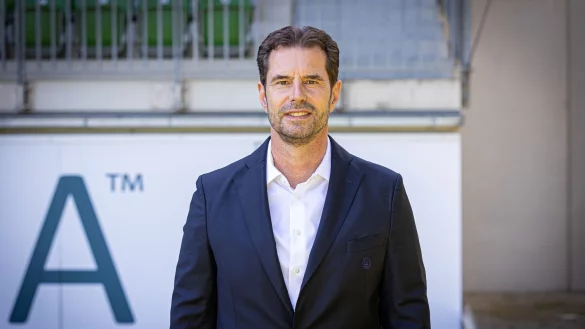 Wolfsburgs Sportdirektor Ralf Kellermann fordert mehr Spiele in gro&szlig;en Stadien in der Frauen-Bundesliga. - &copy; Moritz Frankenberg/dpa