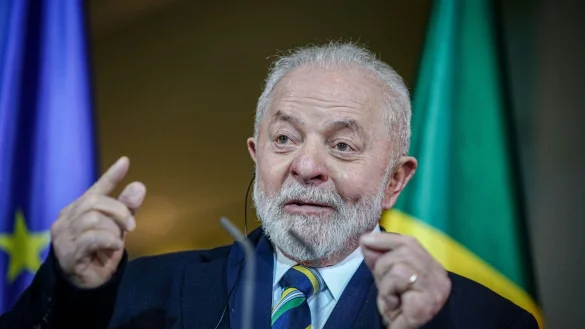 Der Pr&auml;sident von Brasilien: Luiz In&aacute;cio Lula da Silva. - &copy; Kay Nietfeld/dpa