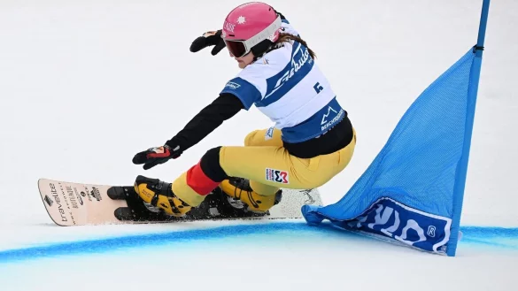 Gewann den Parallel-Riesenslalom in Cortina d\\\'Ampezzo: Ramona Hofmeister. - &copy; Angelika Warmuth/dpa/Archivbild