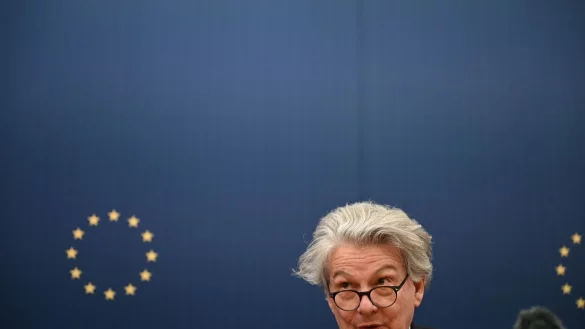 Thierry Breton ist EU-Kommissar für Binnenmarkt und Dienstleistungen. - © Johannes Neudecker/dpa