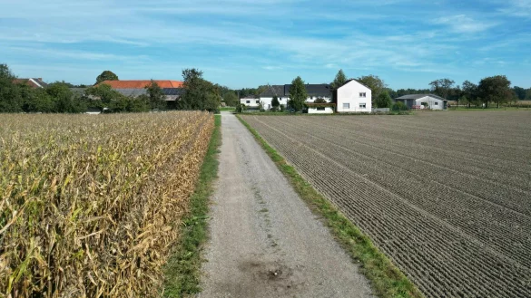 Ein Feldweg in Naarn. - &copy; Fotokerschi.At/Taras Panchuk/APA/dpa