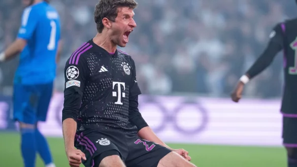 Thomas M&uuml;ller zeigte erneut als Joker eine starke Leistung. - &copy; Sven Hoppe/dpa