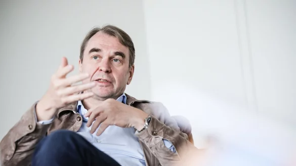 Dirk Kurbjuweit r&uuml;ckte im Mai unerwartet an die Spitze der &laquo;Spiegel&raquo;-Redaktion. - &copy; Christian Charisius/dpa