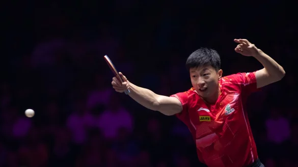 Ma Long verlor beim WTT Champions Turnier in Frankfurt das Endspiel. - &copy; Zhang Fan/XinHua/dpa