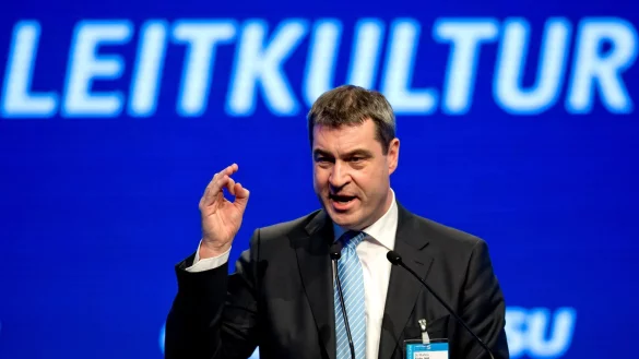 Die CSU unter Parteichef Markus S&ouml;der fordert ein Umdenken f&uuml;r die Integrationspolitik in Deutschland. - &copy; picture alliance / dpa