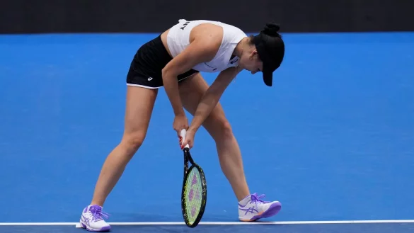 Eva Lys war gegen die Italienerin Martina Trevisan chancenlos. - &copy; Manu Fernandez/AP/dpa