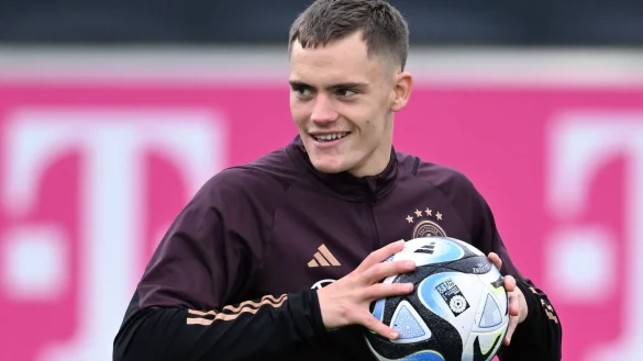 Gilt als Ausnahmetalent: Nationalspieler Florian Wirtz. - &copy; Arne Dedert/dpa