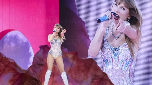 Taylor Swift tritt im Rahmen ihrer &laquo; Eras Tour&raquo; in Chicago auf. - &copy; Shanna Madison/TNS via ZUMA Press Wire/dpa