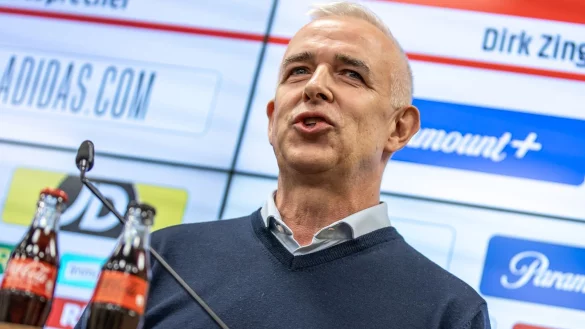 Dirk Zingler ist der Präsident des 1. FC Union Berlin. - © Andreas Gora/dpa