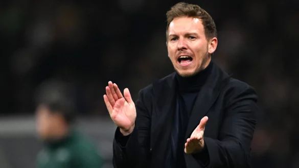 Bundestrainer Julian Nagelsmann sprach &uuml;ber seine Pl&auml;ne f&uuml;r 2024. - &copy; Federico Gambarini/dpa