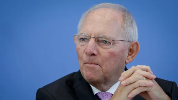 Der damalige Bundesfinanzminister Wolfgang Sch&auml;uble (CDU) im Jahr 2017. - &copy; Kay Nietfeld/dpa