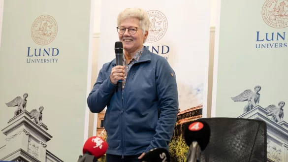 Anne L\'Huillier ist eine der diesj&auml;hrigen Nobelpreistr&auml;gerinnen f&uuml;r Physik. - &copy; Ola Torkelsson/TT News Agency/AP/dpa