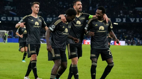 Union Berlin beendete die Negativserie und holte einen Punkt in Neapel. - &copy; Gregorio Borgia/AP/dpa