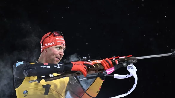 Festigte mit Platz zwei in der Verfolgung die F&uuml;hrung in der Gesamtwertung: Philipp Nawrath. - &copy; Pontus Lundahl/TT News Agency/AP/dpa