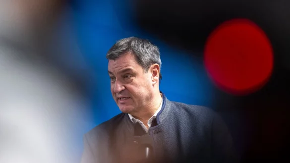 Markus S&ouml;der (CSU), Ministerpr&auml;sident von Bayern: &laquo;F&uuml;r Bayern kann ich sagen: mit uns wird es kein verpflichtendes Gendern geben.&raquo; - &copy; Peter Kneffel/dpa