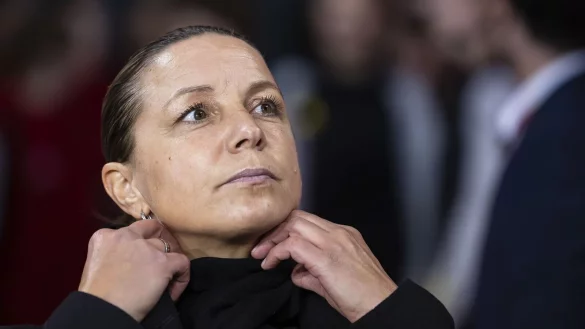 Kann sich das Bundestrainerin-Amt beim DFB vorstellen: Inka Grings. - © Michael Buholzer/KEYSTONE/dpa