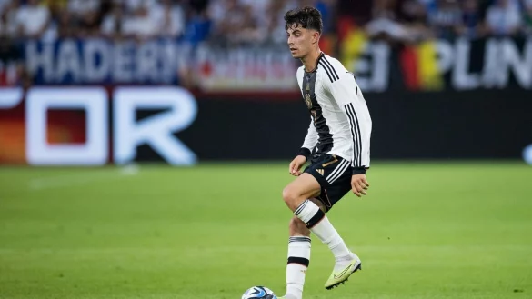 Kai Havertz ist als letzter DFB-Profi in den USA gelandet. - &copy; Rolf Vennenbernd/dpa