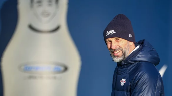 Leipzigs Trainer Marco Rose k&uuml;ndigt gegen Bern &laquo;viel frisches Personal&raquo; an. - &copy; Jan Woitas/dpa