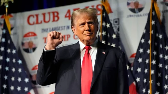 «Wissen Sie, die Hisbollah ist sehr schlau. Sie sind alle sehr schlau», sagt der ehemalige US-Präsident Donald Trump. - © Rebecca Blackwell/AP