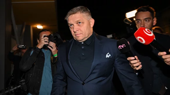 Die Partei des ehemaligen Regierunschefs Robert Fico kam bei der Parlamentswahl in der Slowakei auf 23,3 Prozent der Stimmen. - © Pavol Zachar/TASR/dpa