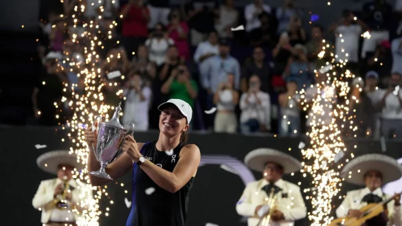 Iga Swiatek hat zum ersten Mal die WTA Finals gewonnen. - &copy; Fernando Llano/AP