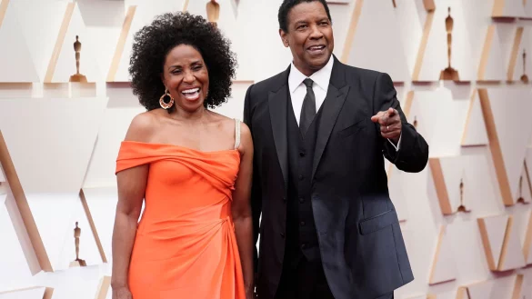 Pauletta und Denzel Washington bei der Oscar-Verleihung 2022 in Los Angeles. - &copy; Jae C. Hong/Invision/AP/dpa