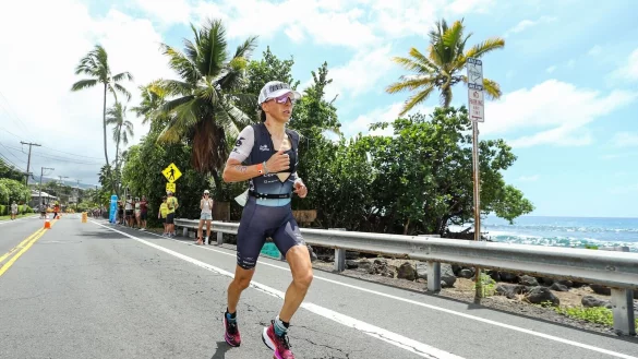 Die deutsche Anna Haug nimmt am Triathlon im US-Bundesstaat Hawaii teil. - © David Pintens/BELGA/dpa