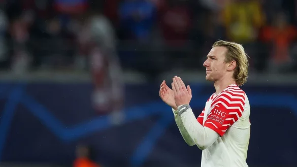 Wird RB Leipzig wohl in Richtung New York verlassen: Emil Forsberg. - &copy; Jan Woitas/dpa