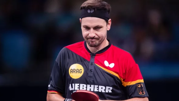 Kam in Frankfurt nicht &uuml;ber Runde eins hinaus: Timo Boll. - &copy; Marius Becker/dpa