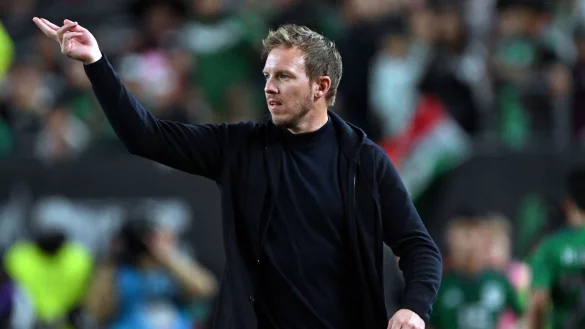 Bundestrainer Julian Nagelsmann und das DFB-Team treffen sich am Montag für die nächsten Länderspiele. - © Federico Gambarini/dpa