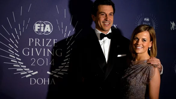 Mercedes-Teamchef Toto Wolff und seine Frau Susie bei einer Formel-1-Gala. - © -/dpa