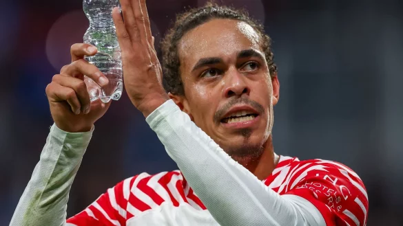 Yussuf Poulsen bleibt bei RB Leipzig. - &copy; Jan Woitas/dpa