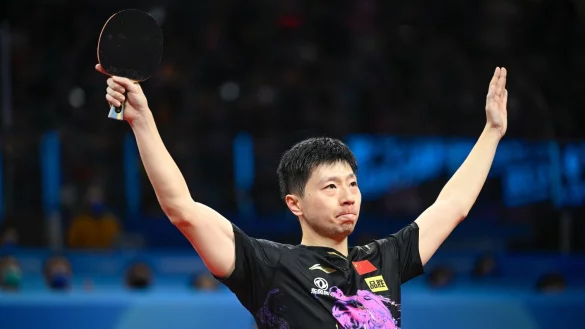 Auch Tischtennis-Olympiasieger Ma Long aus China ist in Frankfurt am Start. - &copy; Liu Xu/Xinhua/dpa