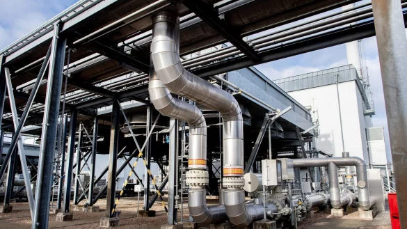 Bei der Speicheranlage in Rehden handelt es sich um den gr&ouml;&szlig;ten Erdgasspeicher in Westeuropa. - &copy; Hauke-Christian Dittrich/dpa