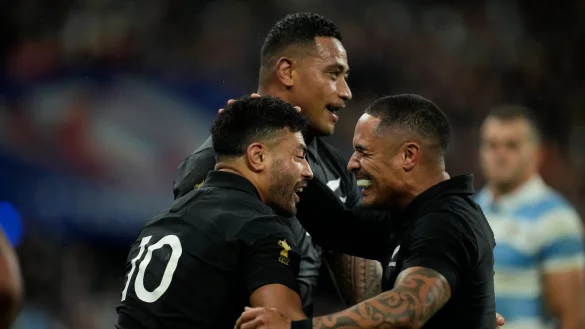 Die Neuseel&auml;nder setzten sich deutlich gegen Argentinien durch. - &copy; Christophe Ena/AP/dpa