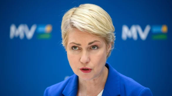 Mecklenburg-Vorpommerns Ministerpr&auml;sidentin Manuela Schwesig mahnt die Berliner Ampel-Regierung, ihre Streitigkeiten beizulegen. - &copy; Bernd von Jutrczenka/dpa