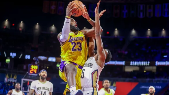 LeBron James erzielte 30 Punkte f&uuml;r die Los Angeles Lakers. - &copy; Ian Maule/AP/dpa