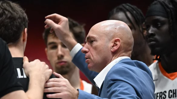 Die von Rodrigo Pastore trainierten Niners Chemnitz sind derzeit sehr stark in Form. - &copy; Hendrik Schmidt/dpa