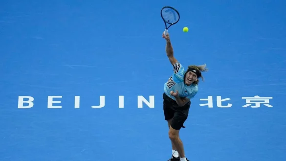 Verpasste in Peking das Finale: Alexander Zverev. - &copy; Andy Wong/AP/dpa