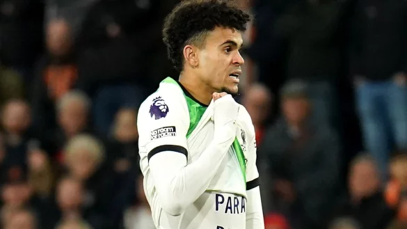 Richtete emotionale Worte an die Entf&uuml;hrer seines Vaters: Liverpool-Profi Luis D&iacute;az. - &copy; Zac Goodwin/PA Wire/dpa