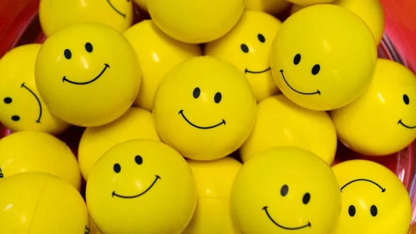 Startete vor 60 Jahren als schnelle Idee: der Smiley. - &copy; Martin Schutt/dpa-Zentralbild/dpa