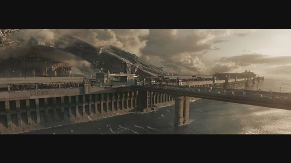 Eine Szene aus dem Film "Die wandernde Erde II". - &copy; -/Plaion Pictures GmbH/dpa