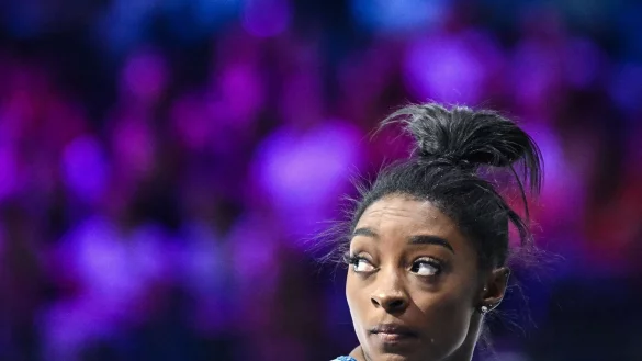 US-Superstar Simone Biles turnt derzeit bei der WM in Antwerpen. - &copy; Tom Goyvaerts/Belga/dpa