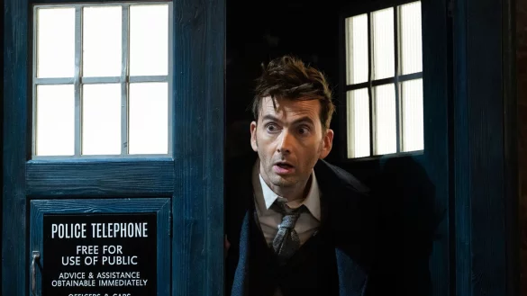 David Tennant als der Doctor in einer Szene aus &laquo;Doctor Who&raquo;. - &copy; Sally Mais/BBC STUDIOS 2023/Disney+/dpa