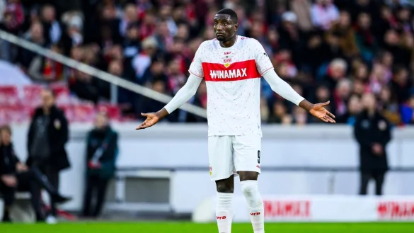 Serhou Guirassy vom VfB Stuttgart. - &copy; Tom Weller/dpa/Archivbild