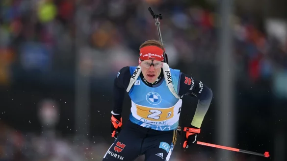 Roman Rees geht f&uuml;r die deutsche Mixedstaffel in &Ouml;stersund an den Start. - &copy; Hendrik Schmidt/dpa/Archivbild